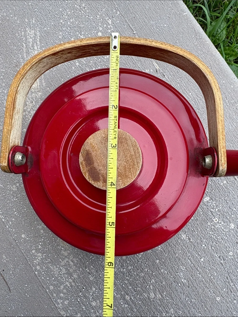 Mid century bright red